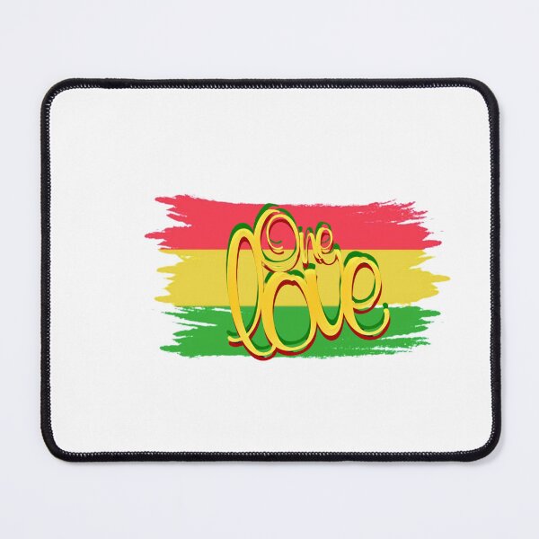 Item preview, ONE LOVE - Rasta Colors Rectangular Frame ✌️❤️ designed and sold by Paris Forever Magic.