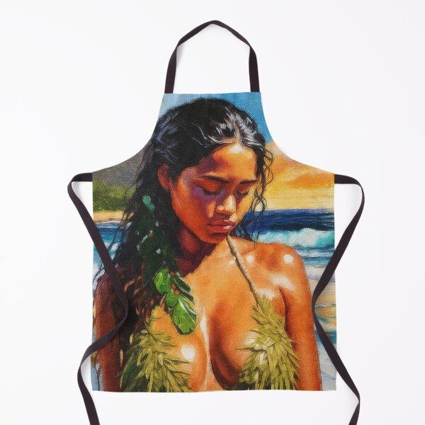 Item preview, Seashore at Sunset - Pacific Islands Series designed and sold by AUTHENTIC AMERICANA ARTS.