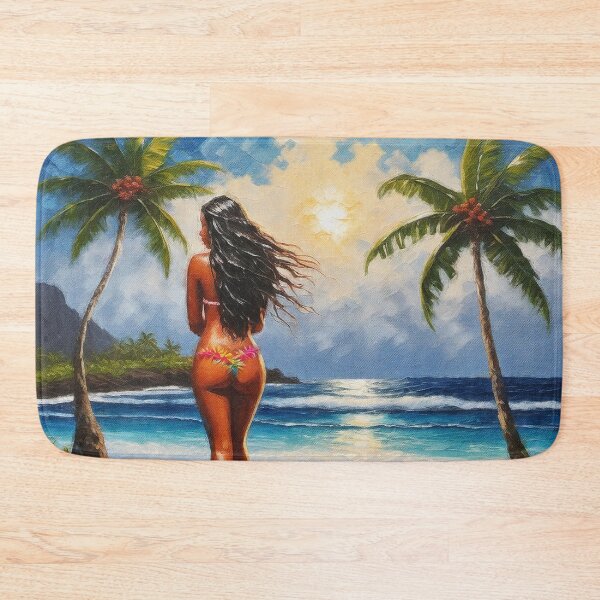 Item preview, Palms at Sunset - Pacific Islands Series designed and sold by AUTHENTIC AMERICANA ARTS.