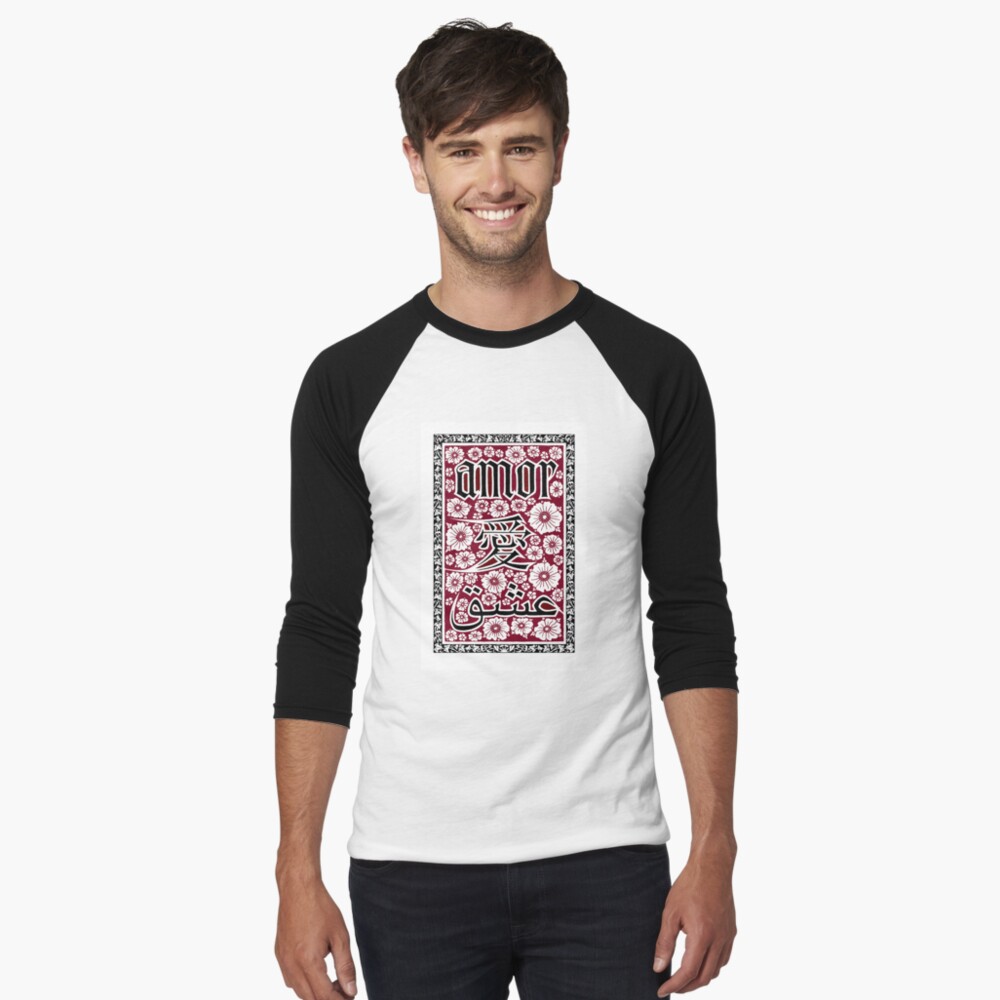 Item preview, Baseball ¾ Sleeve T-Shirt designed and sold by danmitsui.