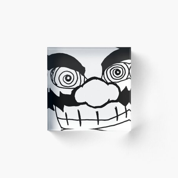 Crazy Eyed W Acrylic Block