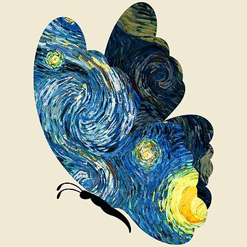 Aperçu de l'œuvre Papillon style Van Gogh de Vangoholic