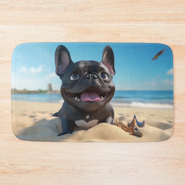 Item preview, French Bulldog at the Beach  designed and sold by BigSplashDesign.