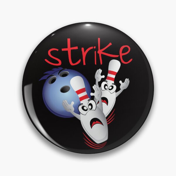 Item preview, Bowling Strike All Pins Down designed and sold by bumperbay.