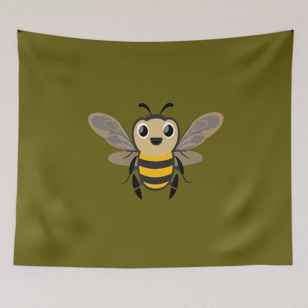 Item preview, Happy  queen Bee Cartoon Sticker designed and sold by RocketArtInd.