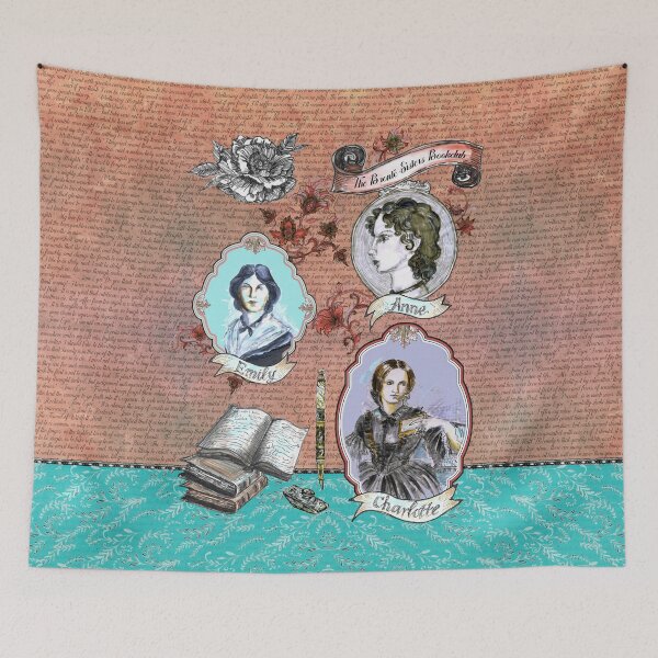 Item preview, The Bronte Sisters Bookclub - Charlotte Bronte - Emily Bronte - Anne Bronte designed and sold by FanitsaArt.