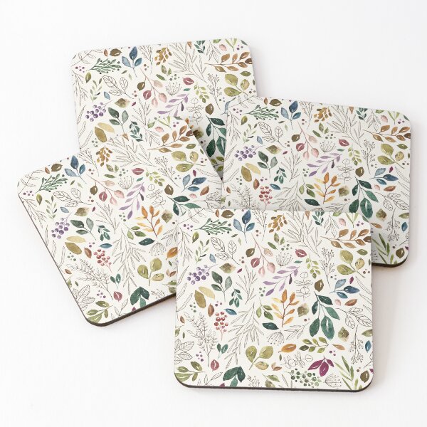 Item preview, Boho Leaves and Sprigs designed and sold by cateandrainn.