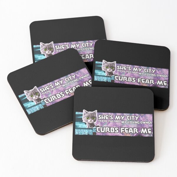 Artikelvorschau, Curbs Fear me Funny Cat Bumper Lustige Geschenke für Bumper Cat entworfen und verkauft von MatthewViews.