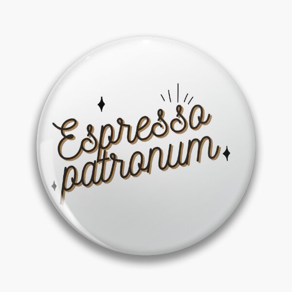 Item preview,  Latte Your Fears Fade - Personalized Espresso Design with Cursive Patronus Charms  designed and sold by eyesasdaggers.