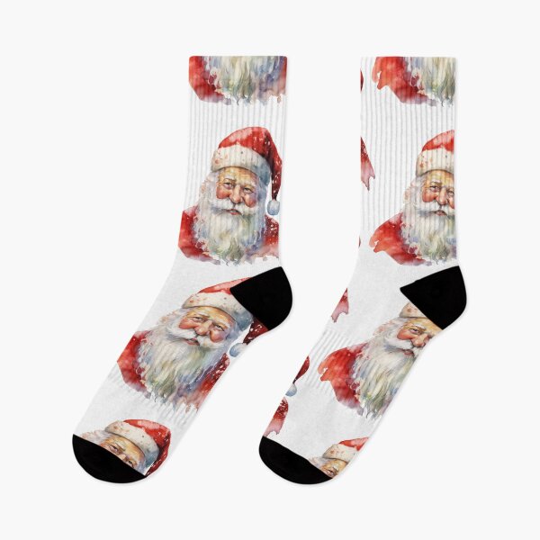 Item preview, Watercolor Santa Christmas Watercolor illustration designed and sold by Createya.