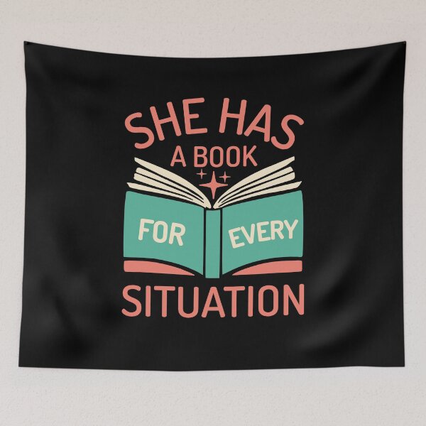 Item preview, She Has A Book For Every Situation designed and sold by PMCreative.