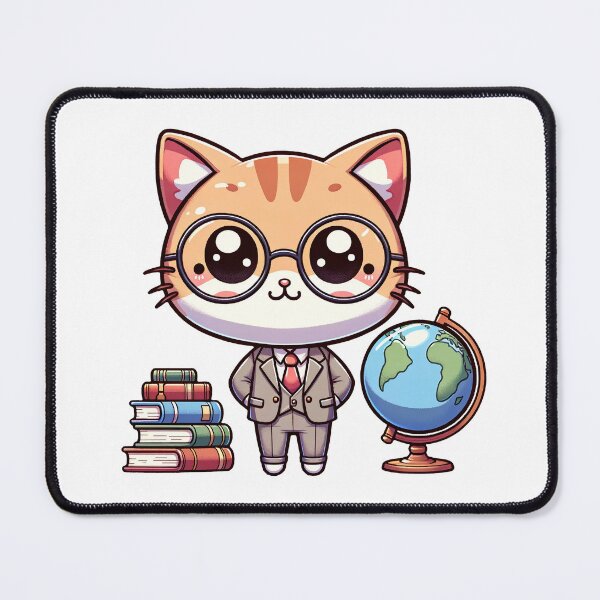 Item preview, Kitty Knowledge: Whiskered Teacher’s Global Lessons with Books designed and sold by PuffPuffPrint.