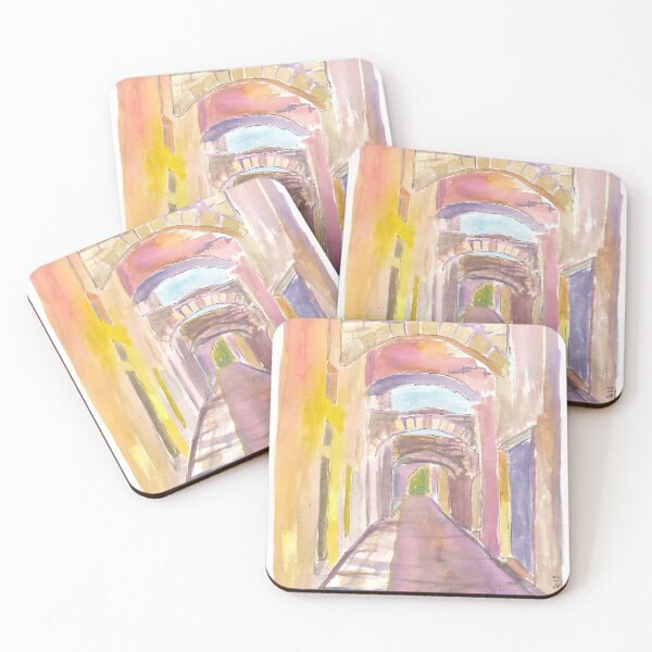Item preview, Ancient Arches Alley in Romantic Rhodes Greece designed and sold by artshop77.