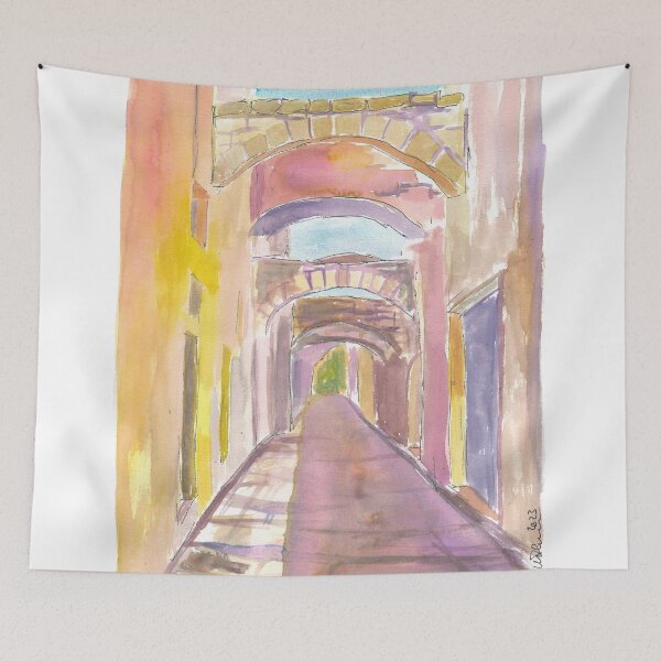 Item preview, Ancient Arches Alley in Romantic Rhodes Greece designed and sold by artshop77.