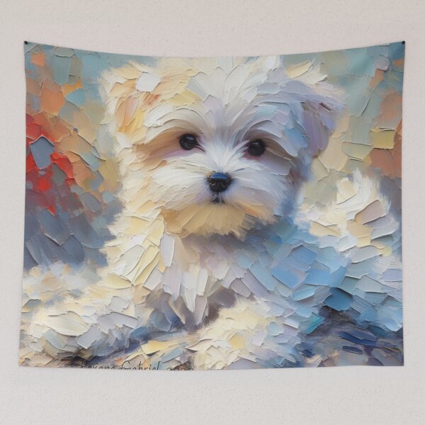 Item preview, Maltese Pup designed and sold by roxanegabriel.