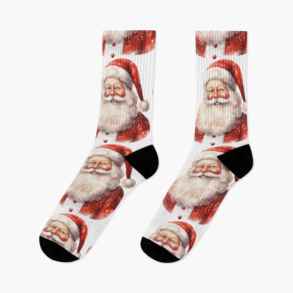 Item preview, Watercolor Santa Christmas Watercolor illustration designed and sold by Createya.