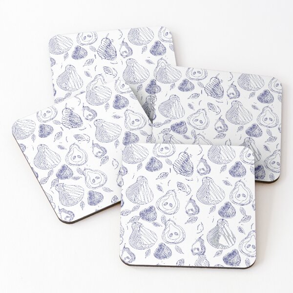 Item preview, Ink Pears Repeat Pattern designed and sold by ialemany.