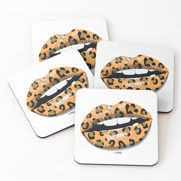 Item preview, Leopard Print Lips | Kiss Lipstick | Comic Book designed and sold by Oh My Sass.