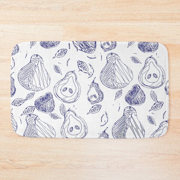 Item preview, Ink Pears Repeat Pattern designed and sold by ialemany.