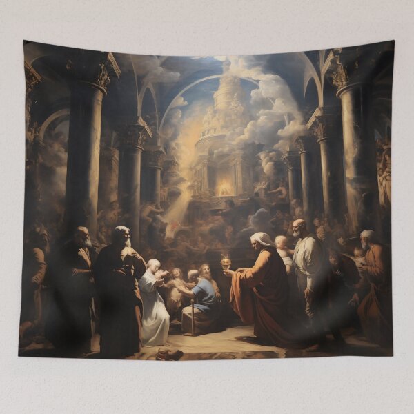 Item preview, Whispers in the Hallowed Hall designed and sold by oanaunciuleanu.