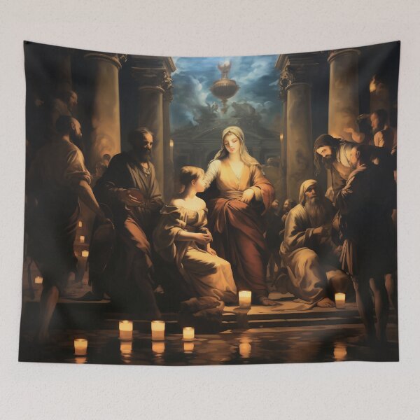 Item preview, Whispers in the Hallowed Hall designed and sold by oanaunciuleanu.