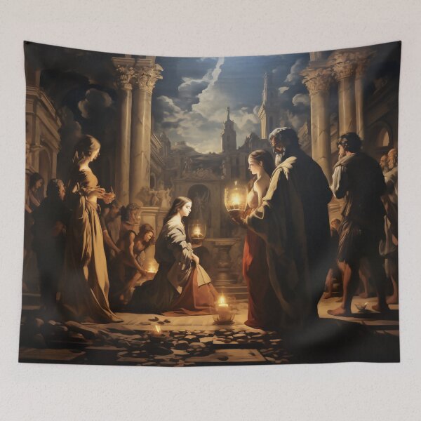 Item preview, Whispers in the Hallowed Hall designed and sold by oanaunciuleanu.