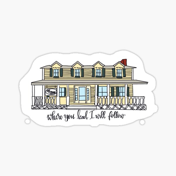 Item preview, Where you lead i will fallow dragon inn sticker  designed and sold by phoebelambb.