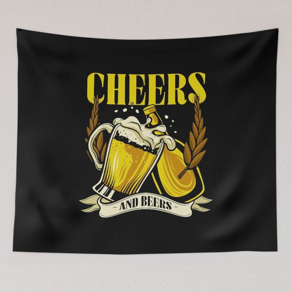 Item preview, Cheers and Beers Urban Clothing designed and sold by Streetkingstore.