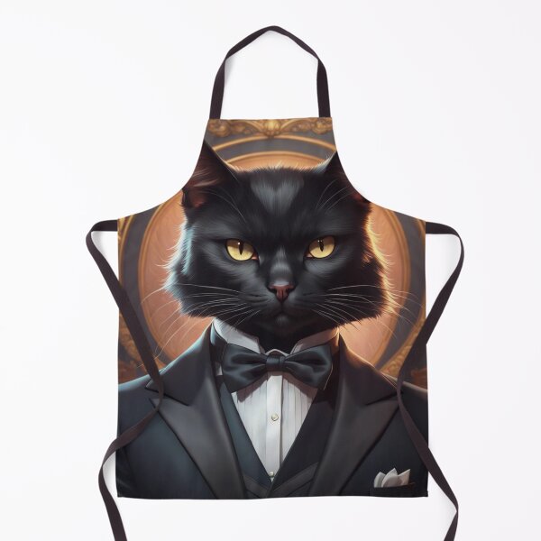 Item preview, Anamorphic Cat Wearing Tuxedo designed and sold by Gabriela McDaniel.