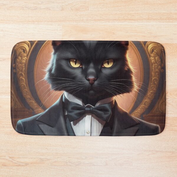 Item preview, Anamorphic Cat Wearing Tuxedo designed and sold by Gabriela McDaniel.