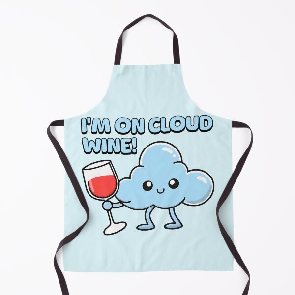 Item preview, I'm On Cloud Wine! Cute Cloud Cartoon designed and sold by PMCreative.