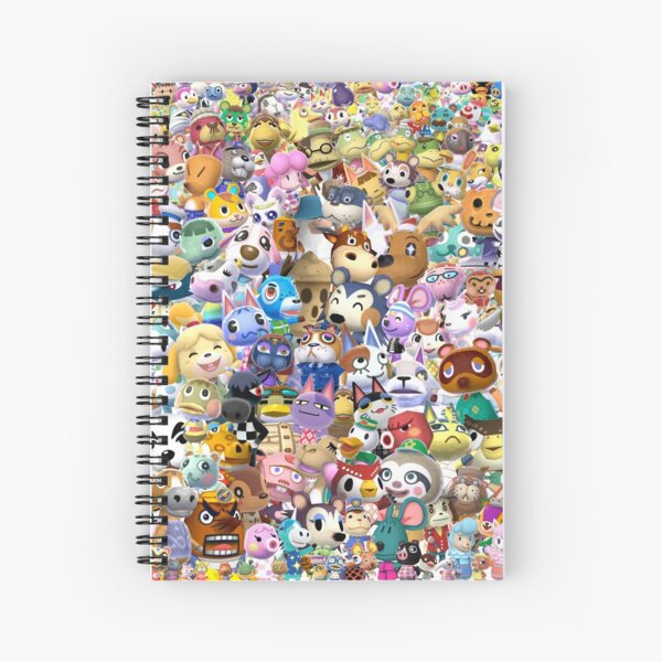 Animal Crossing (Duvet, Phoen case, sticker etc) Spiral Notebook