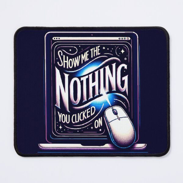 Item preview, Show Me "The Nothing" You Clicked On designed and sold by TeesYouWant.