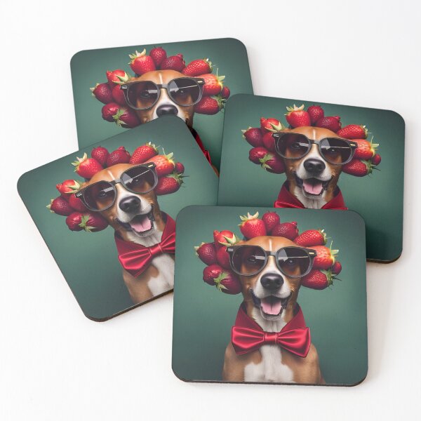 Item preview, Dog with Fruits designed and sold by carolablanco.