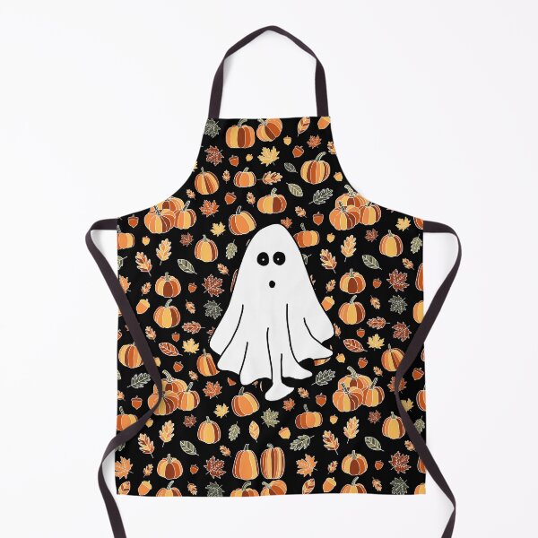 Item preview, Ghost, pumpkins and leafs designed and sold by Ana Gorozpe.