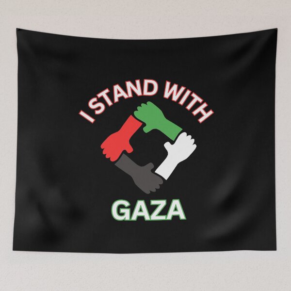 Item preview, I STAND WITH GAZA designed and sold by ANNINOART ⭐⭐⭐⭐⭐.
