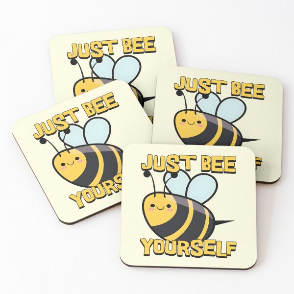 Item preview, Just Bee Yourself! Cute Bumble Bee Cartoon designed and sold by PMCreative.