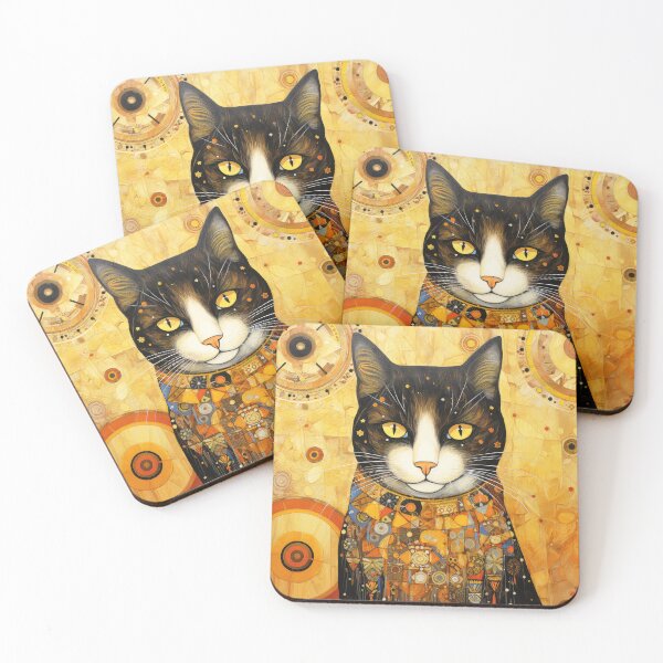 Item preview, Black Cat with White Muzzle designed and sold by Elisabeth Lucas.