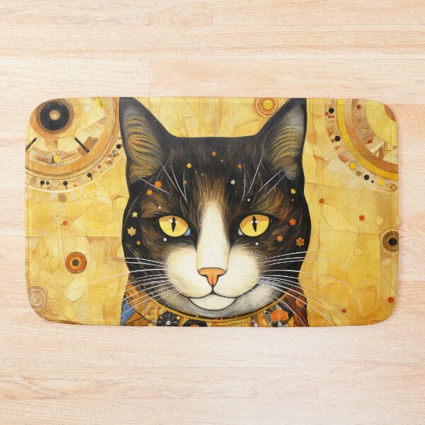 Item preview, Black Cat with White Muzzle designed and sold by Elisabeth Lucas.