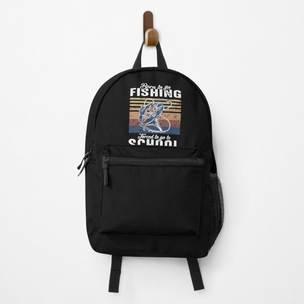 Item preview, Funny Born To Go Fishing Forced To Go To School Boys Kids designed and sold by clothesy7.