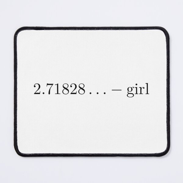 Item preview, e-girl math joke 2 number 2,71828 black color latex designed and sold by xiape.
