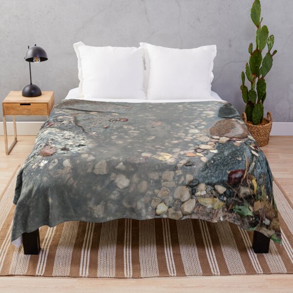 Item preview, Rainy puddle on old pavement made of rocks designed and sold by tshuki.