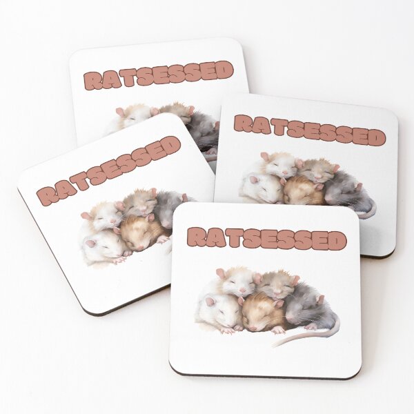 Artikelvorschau, Aquarellratte, Flauschige Ratte, Ratten, Ratsessed entworfen und verkauft von Lil-Satu.