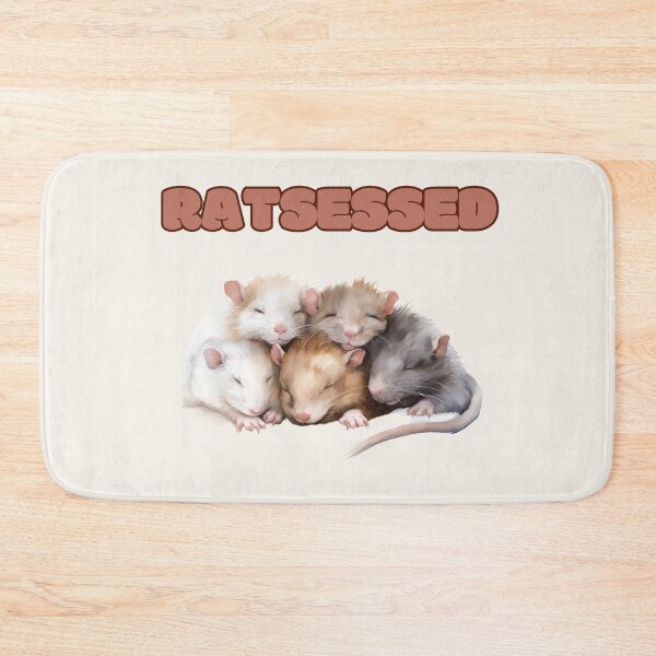 Artikelvorschau, Aquarellratte, Flauschige Ratte, Ratten, Ratsessed entworfen und verkauft von Lil-Satu.