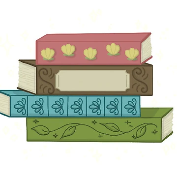 Artwork thumbnail, Book Stack by Lots of Doodles