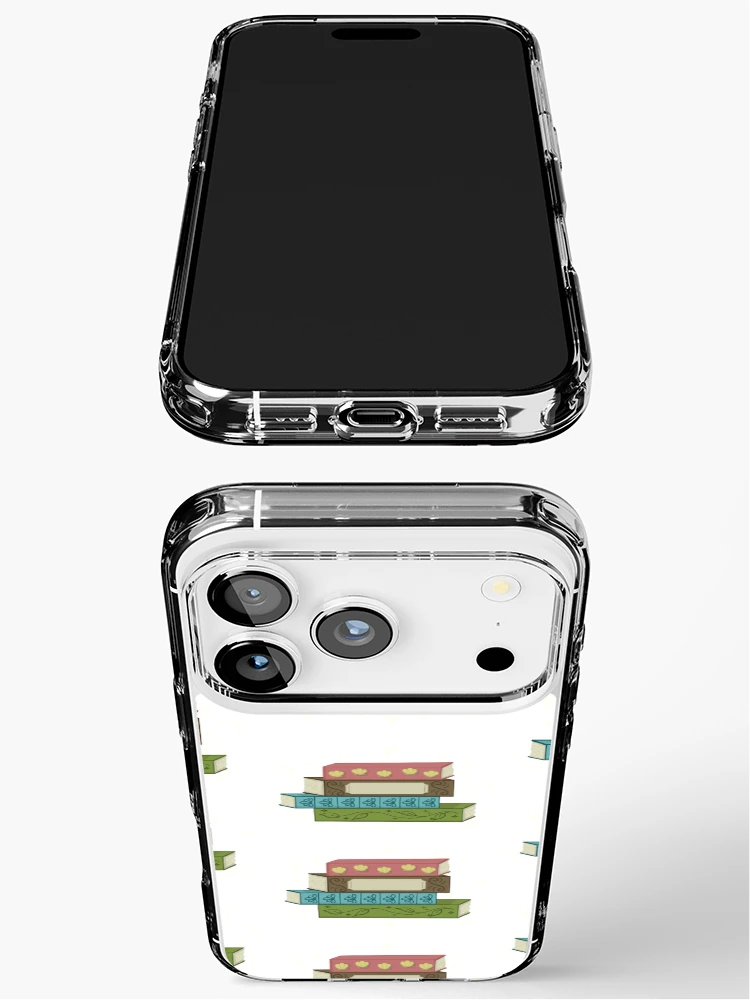 Thumbnail 3 of 5, iPhone Case, Book Stack designed and sold by Lots of Doodles.