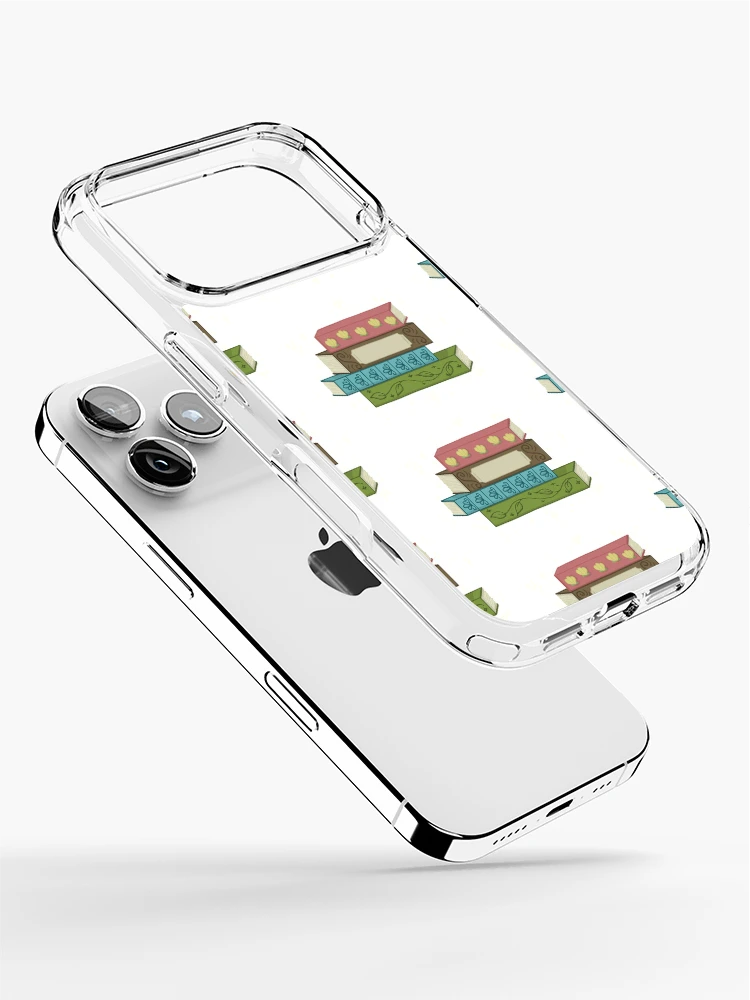 Thumbnail 2 of 5, iPhone Case, Book Stack designed and sold by Lots of Doodles.