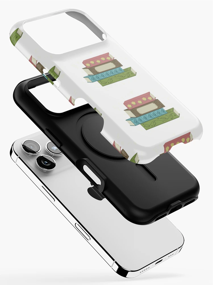 Thumbnail 2 of 4, iPhone Case, Book Stack  designed and sold by Lots of Doodles.