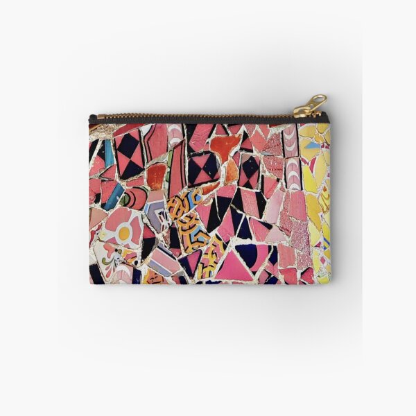 Item preview, Barcelona Park Guell Gaudi mosaic pink and yellow designed and sold by LolioGifts.