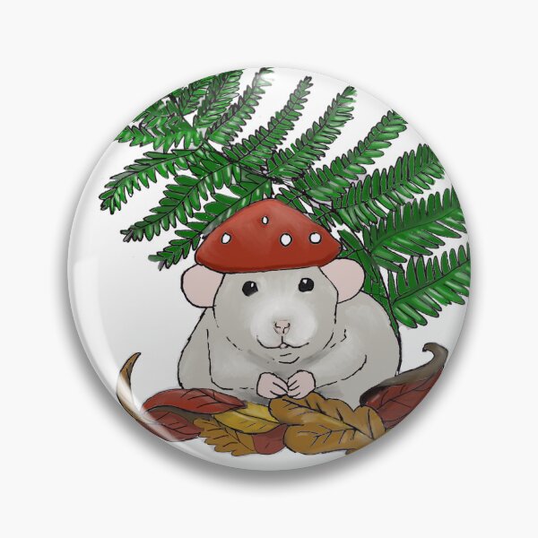Item preview, Forest mushroom rat designed and sold by CraftyGiant.
